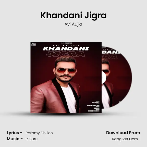 Khandani Jigra MP3 Song by Avi Aujla Cover