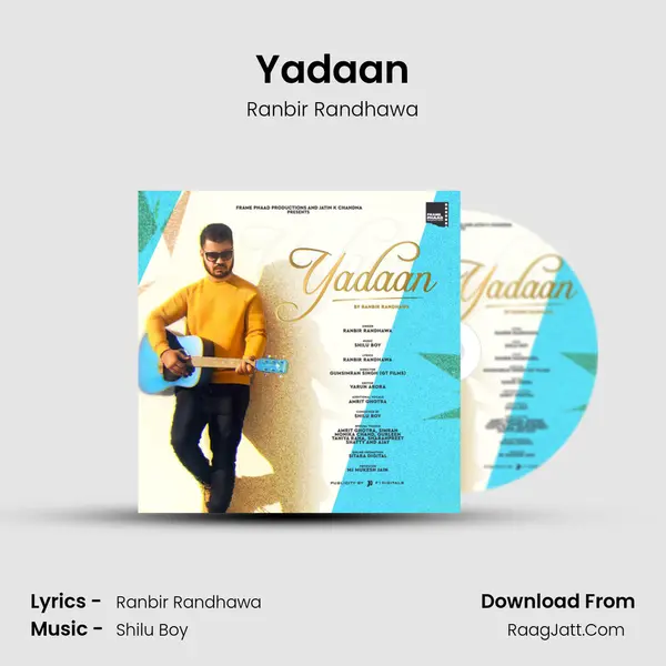 Yadaan MP3 Song by Ranbir Randhawa Cover