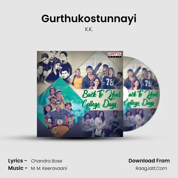 Gurthukostunnayi MP3 Song by K.K. Cover