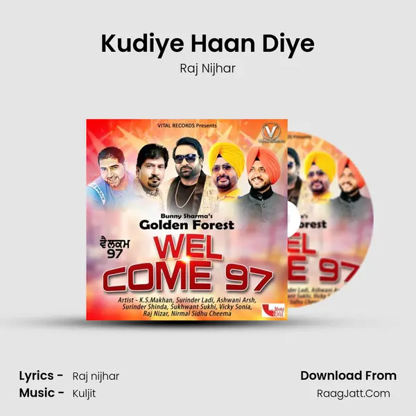Kudiye Haan Diye MP3 Song by Raj Nijhar Cover