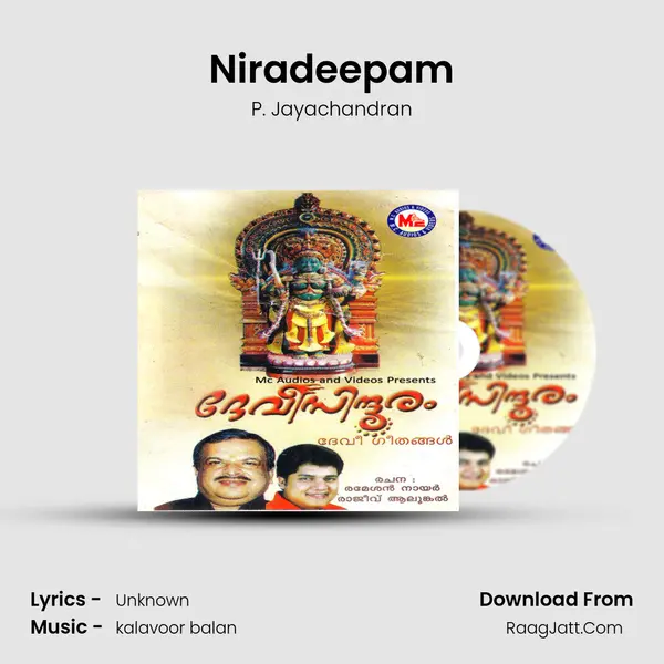 Niradeepam MP3 Song by P. Jayachandran Cover