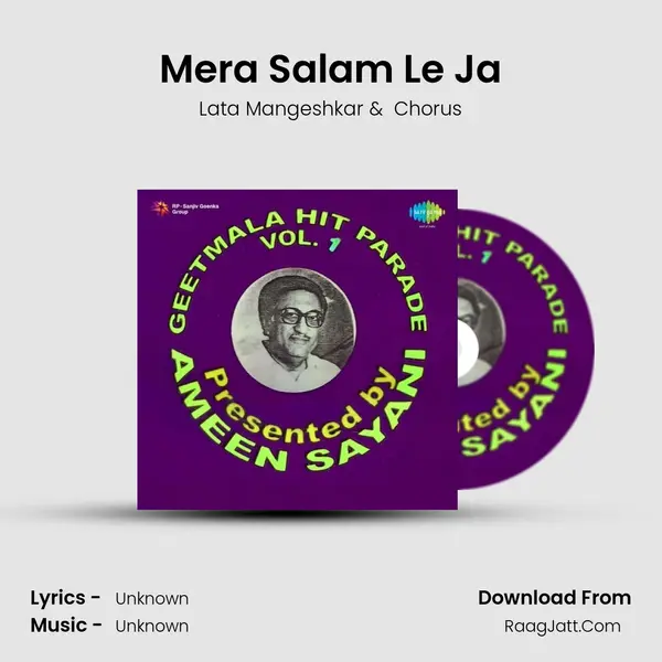 Mera Salam Le Ja MP3 Song by Lata Mangeshkar Cover