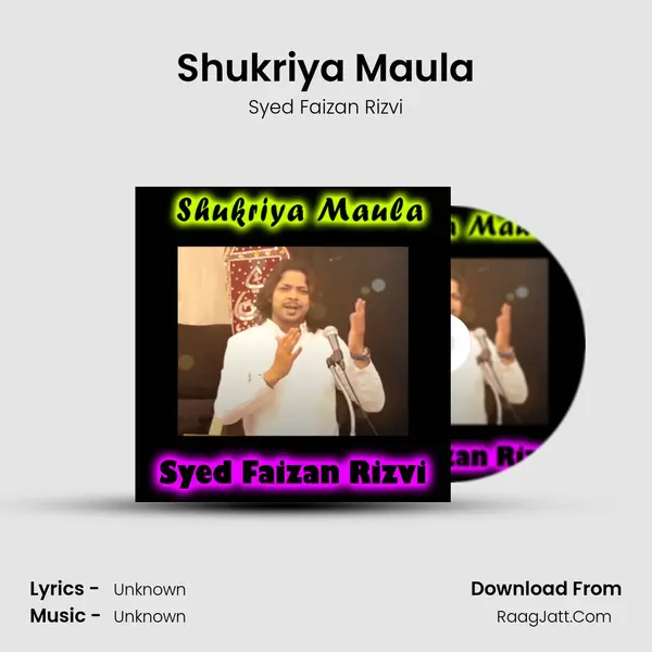 Shukriya Maula MP3 Song by Syed Faizan Rizvi Cover