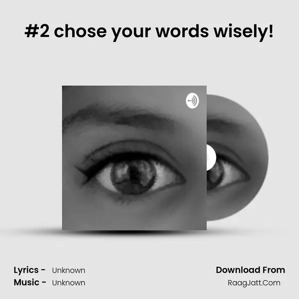 #2 chose your words wisely! MP3 Song by  Cover
