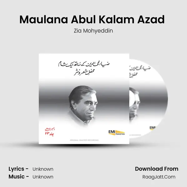 Maulana Abul Kalam Azad (Live) MP3 Song by Zia Mohyeddin Cover