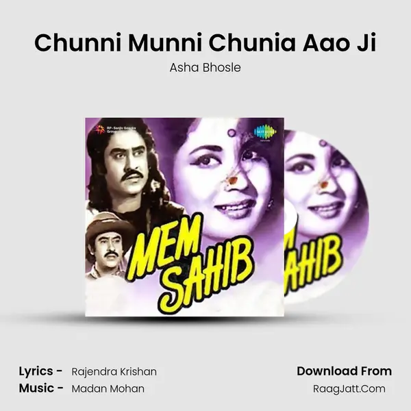 Chunni Munni Chunia Aao Ji MP3 Song by Asha Bhosle Cover