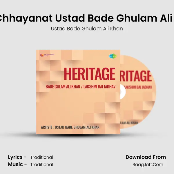 Rag Chhayanat Ustad Bade Ghulam Ali Khan MP3 Song by Ustad Bade Ghulam Ali Khan Cover