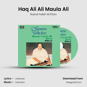 Haq Ali Ali Maula Ali Cover