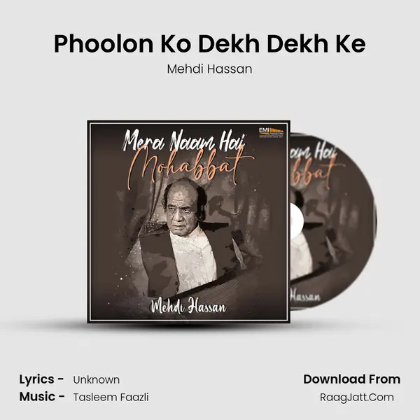 Phoolon Ko Dekh Dekh Ke MP3 Song by Mehdi Hassan Cover