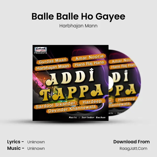 Balle Balle Ho Gayee MP3 Song by Harbhajan Mann Cover