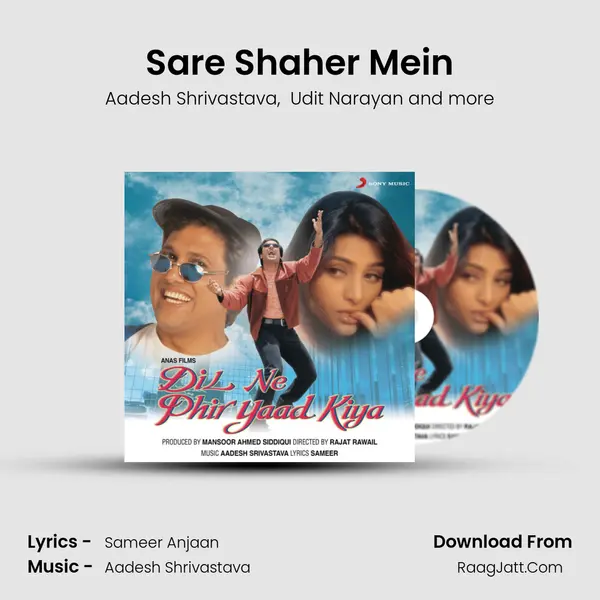 Sare Shaher Mein MP3 Song by Aadesh Shrivastava Cover