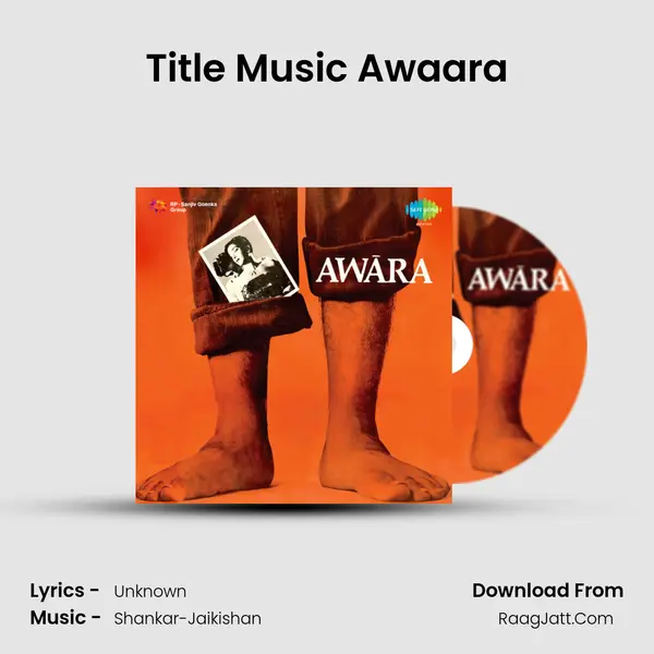 Title Music Awaara MP3 Song by  Cover