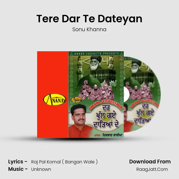 Tere Dar Te Dateyan MP3 Song by Sonu Khanna Cover