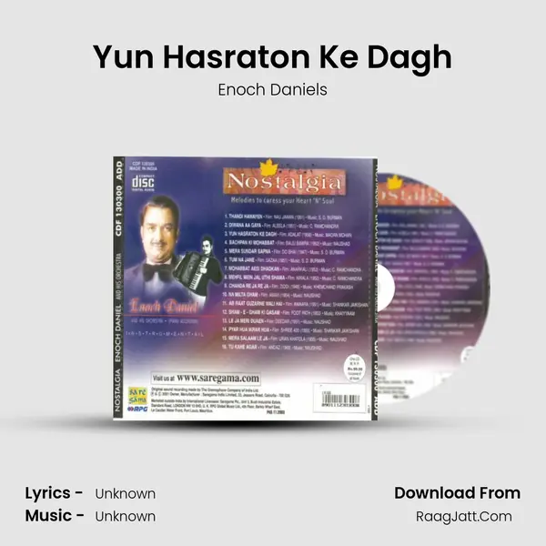 Yun Hasraton Ke Dagh MP3 Song by Enoch Daniels Cover