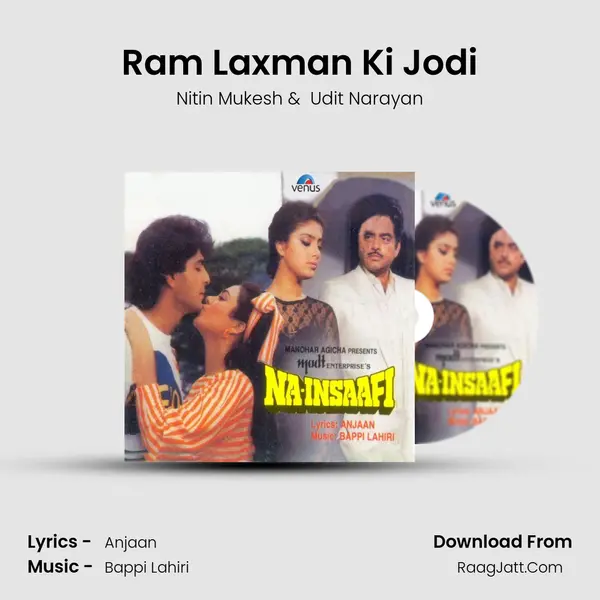 Ram Laxman Ki Jodi MP3 Song by Nitin Mukesh Cover