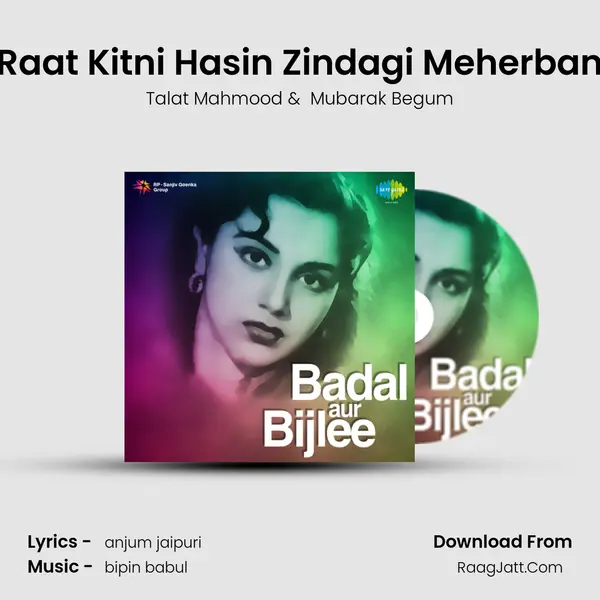 Raat Kitni Hasin Zindagi Meherban MP3 Song by Talat Mahmood Cover