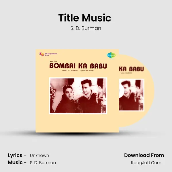 Title Music (Bombai Ka Babu) MP3 Song by S. D. Burman Cover