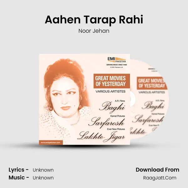 Aahen Tarap Rahi MP3 Song by Noor Jehan Cover