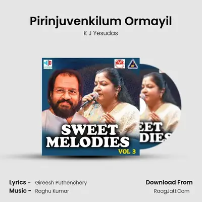 Pirinjuvenkilum Ormayil MP3 Song by K J Yesudas Cover