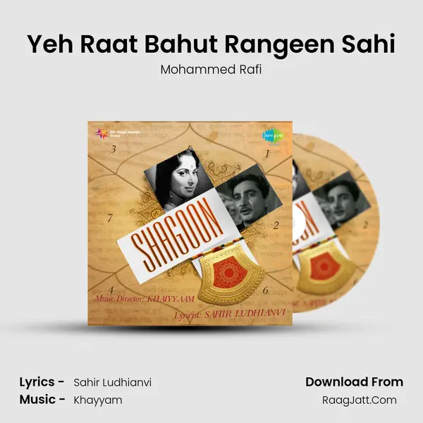 Yeh Raat Bahut Rangeen Sahi MP3 Song by Mohammed Rafi Cover