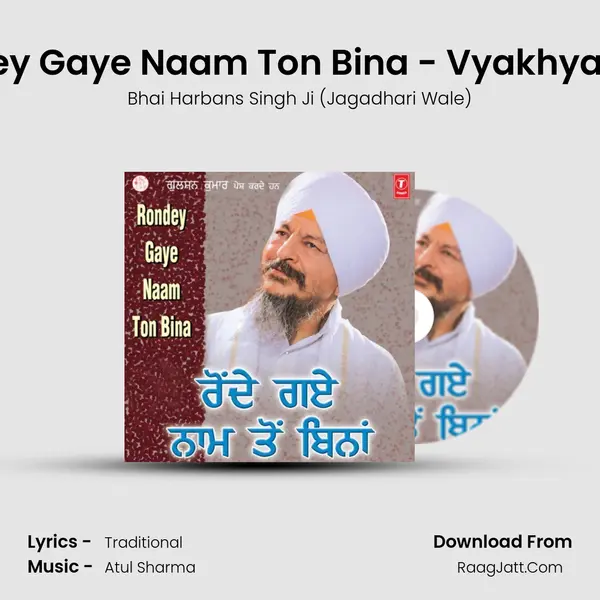 Rondey Gaye Naam Ton Bina - Vyakhya Sahit MP3 Song by Bhai Harbans Singh Ji (Jagadhari Wale) Cover