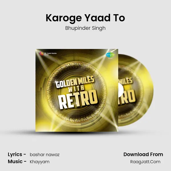 Karoge Yaad To Cover