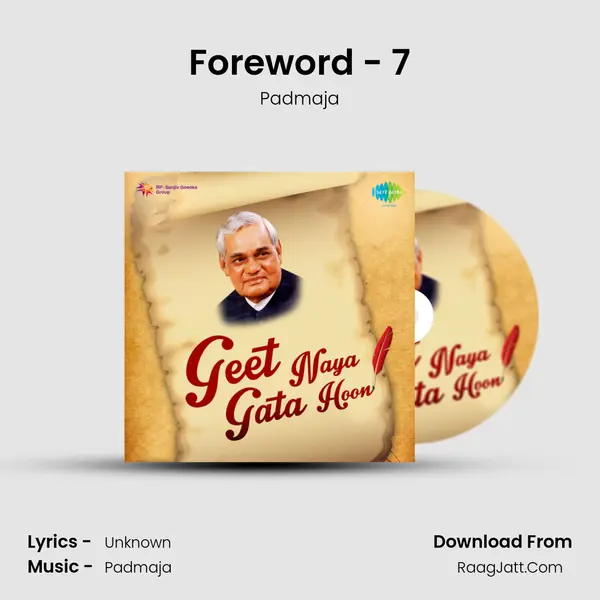 Foreword - 7 MP3 Song by Padmaja Cover