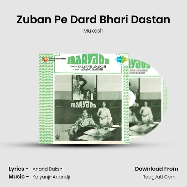 Zuban Pe Dard Bhari Dastan MP3 Song by Mukesh Cover