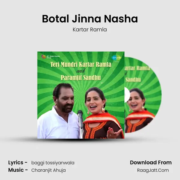 Botal Jinna Nasha MP3 Song by Kartar Ramla Cover