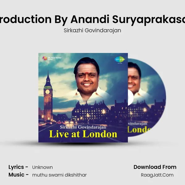 Introduction By Anandi Suryaprakasam MP3 Song by Sirkazhi Govindarajan Cover