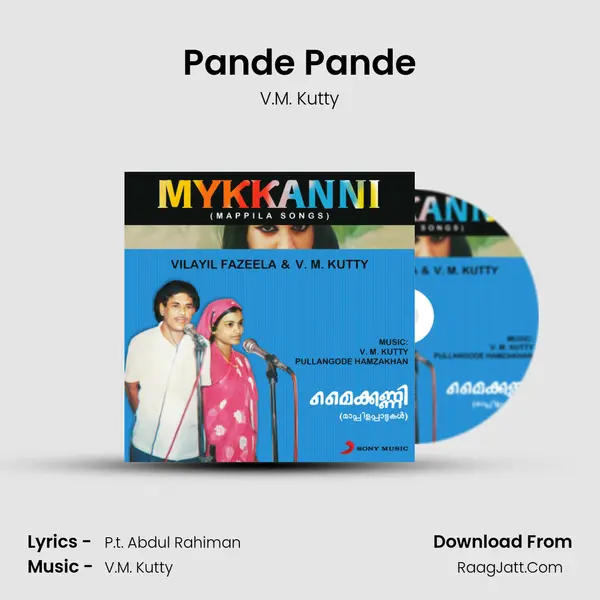 Pande Pande MP3 Song by V.M. Kutty Cover