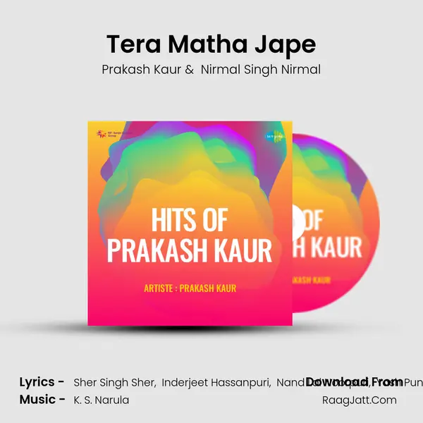 Tera Matha Jape MP3 Song by Prakash Kaur Cover
