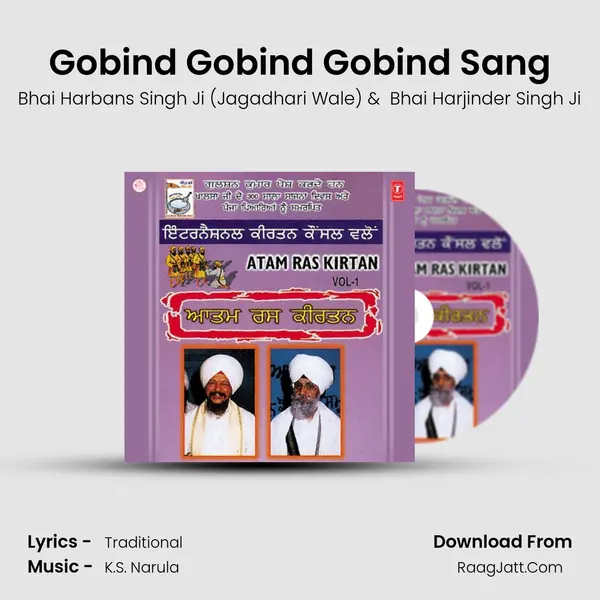 Gobind Gobind Gobind Sang MP3 Song by Bhai Harbans Singh Ji (Jagadhari Wale) Cover