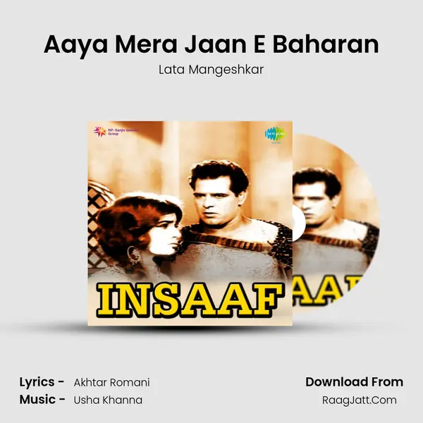 Aaya Mera Jaan E Baharan MP3 Song by Lata Mangeshkar Cover