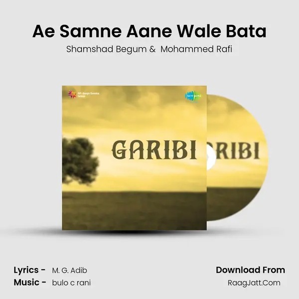Ae Samne Aane Wale Bata MP3 Song by Shamshad Begum Cover