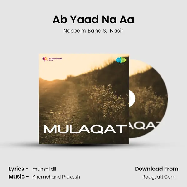 Ab Yaad Na Aa MP3 Song by Naseem Bano Cover