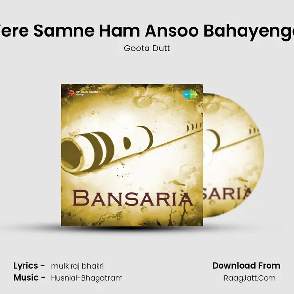 Tere Samne Ham Ansoo Bahayenge MP3 Song by Geeta Dutt Cover