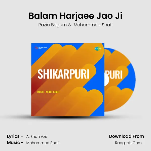 Balam Harjaee Jao Ji MP3 Song by Razia Begum Cover