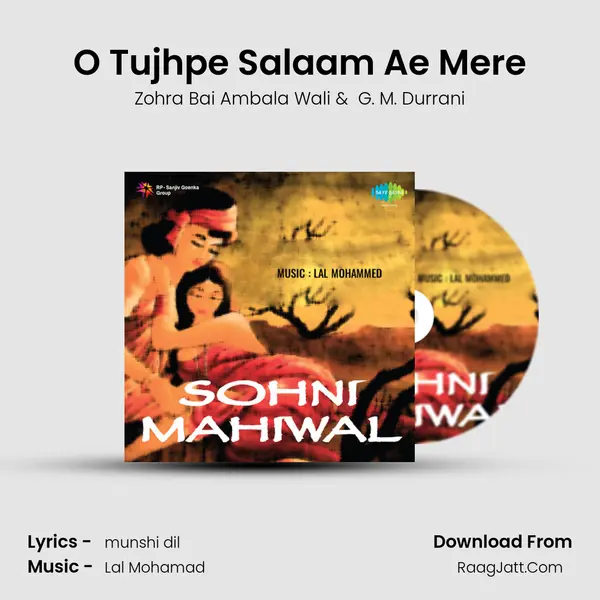 O Tujhpe Salaam Ae Mere MP3 Song by Zohra Bai Ambala Wali Cover
