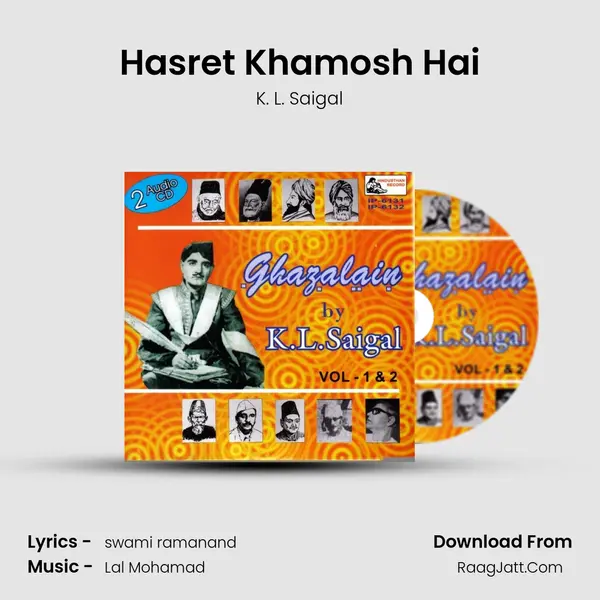 Hasret Khamosh Hai MP3 Song by K. L. Saigal Cover