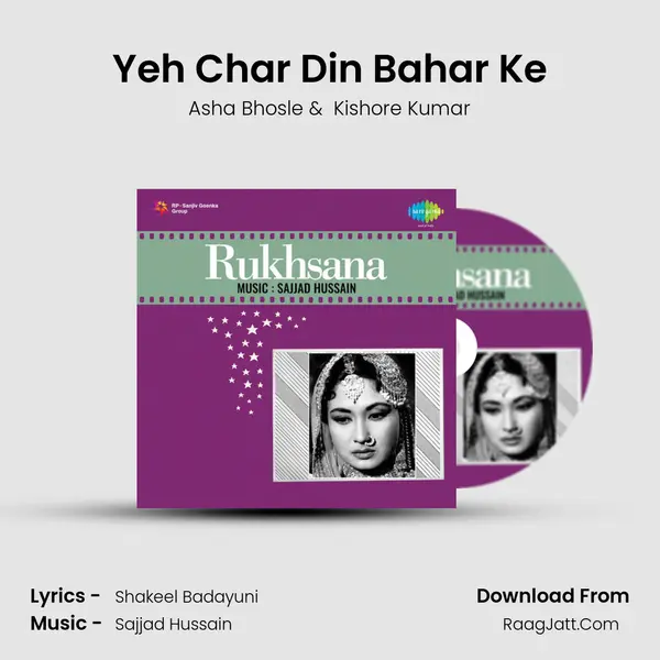 Yeh Char Din Bahar Ke MP3 Song by Asha Bhosle Cover