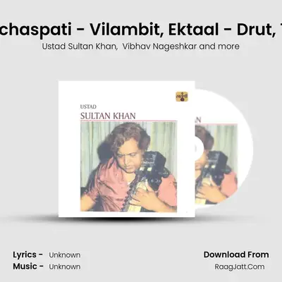 Raga Vachaspati - Vilambit, Ektaal - Drut, Teentaal MP3 Song by Ustad Sultan Khan Cover
