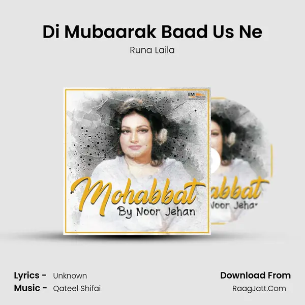 Di Mubaarak Baad Us Ne MP3 Song by Runa Laila Cover