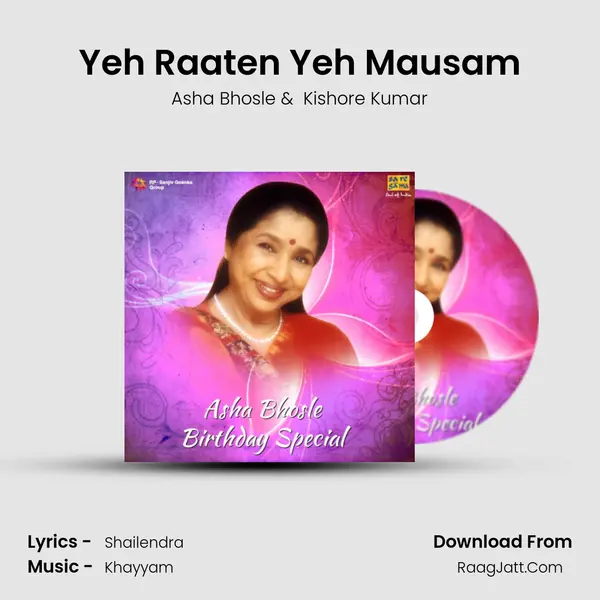 Yeh Raaten Yeh Mausam MP3 Song by Asha Bhosle Cover