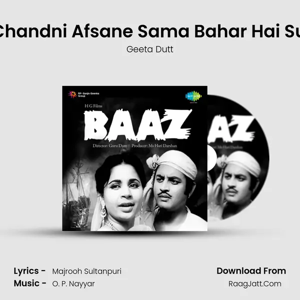 Tare Chandni Afsane Sama Bahar Hai Suhane MP3 Song by Geeta Dutt Cover