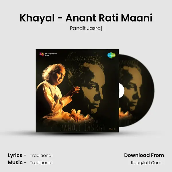 Khayal - Anant Rati Maani MP3 Song by Pandit Jasraj Cover