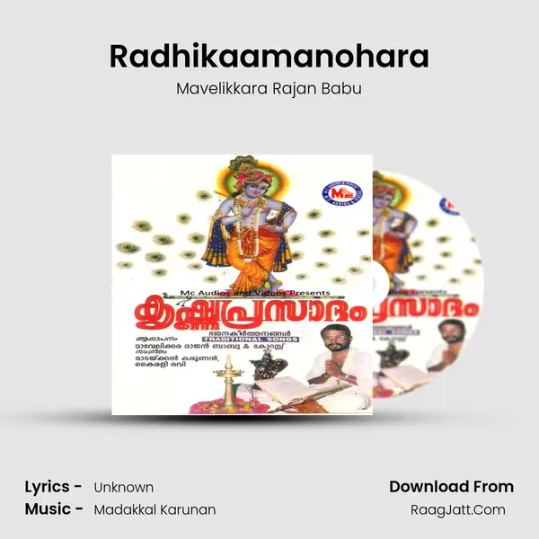 Radhikaamanohara MP3 Song by Mavelikkara Rajan Babu Cover