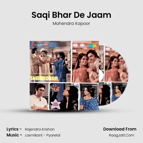 Saqi Bhar De Jaam MP3 Song by Mahendra Kapoor Cover