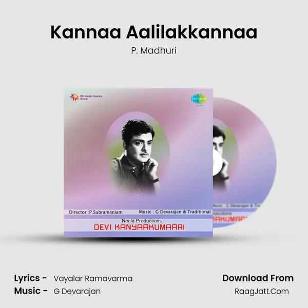 Kannaa Aalilakkannaa MP3 Song by P. Madhuri Cover