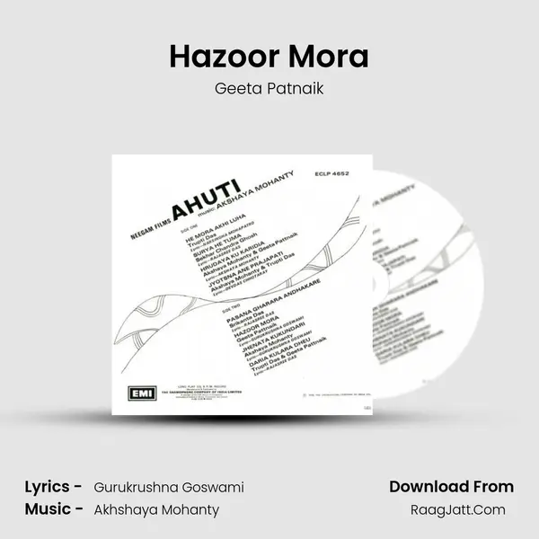 Hazoor Mora MP3 Song by Geeta Patnaik Cover